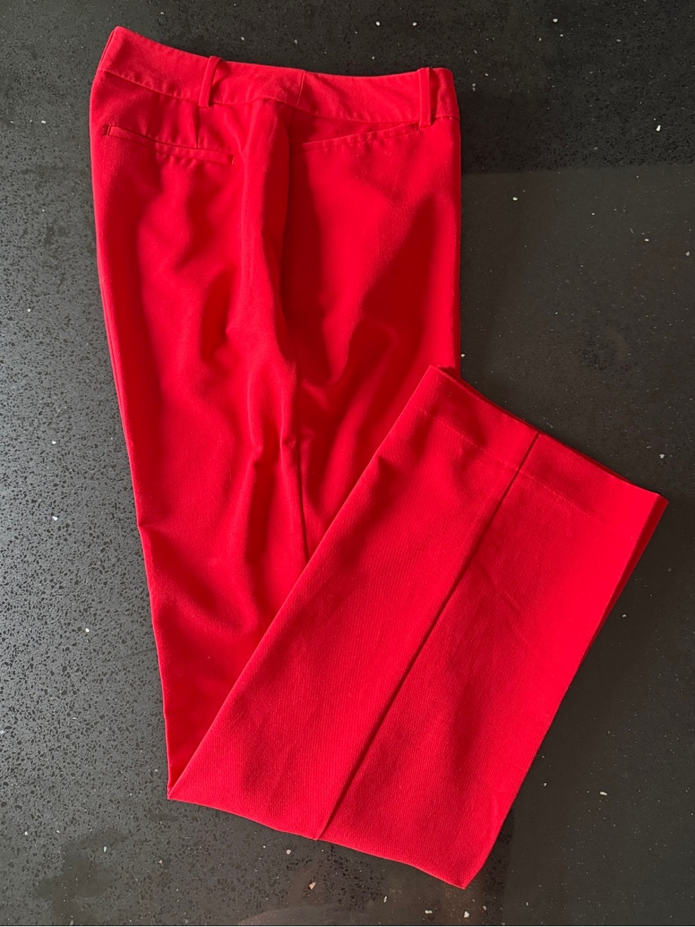 Worthington Vibrant Red Dress Trousers - Tailored Straight Leg